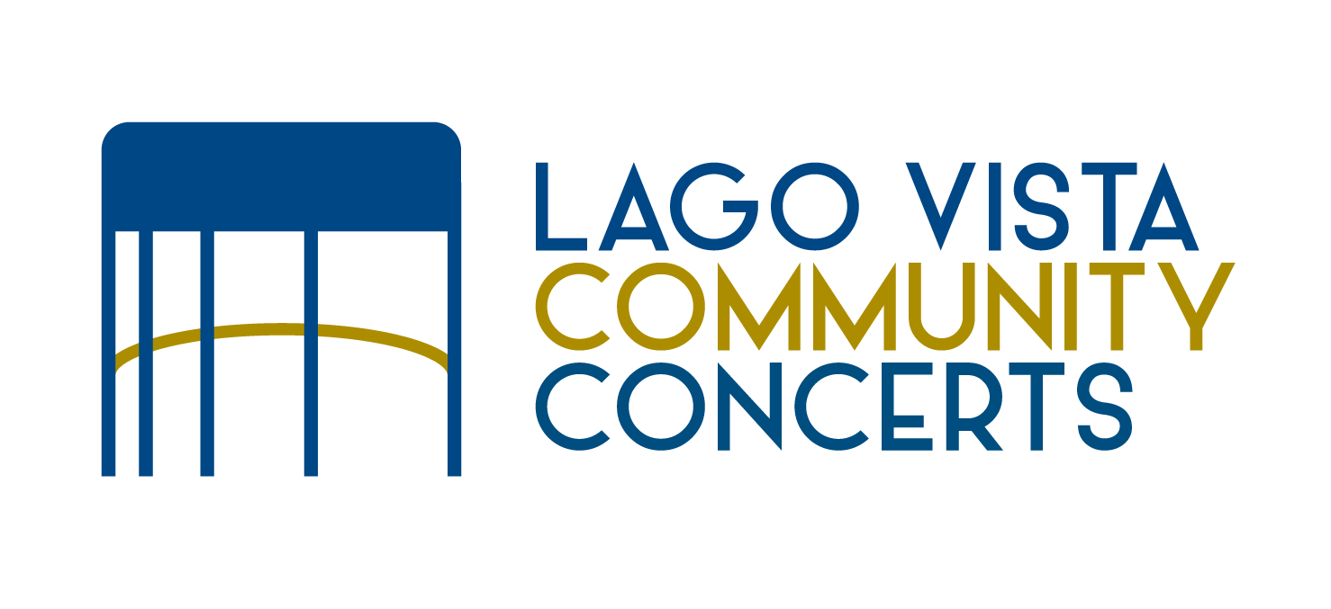 Lago Vista blue and yellow logo